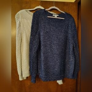 Tommy Bahama Open Stitch Sparkly Sweater Bundle Size Xl ( Includes Two)